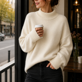 Juniper | Γυναικείο oversized πουλόβερ με ψηλό γιακά