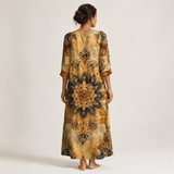 Snježana™ | Floral Dress Natural Elegance
