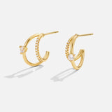 Artie Crystal Gold-Tone Earrings
