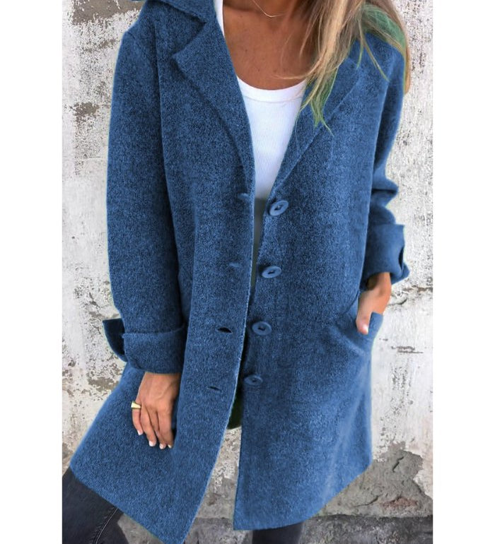 Tessa - Elegant button-up coat