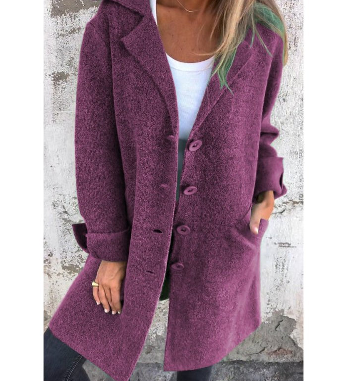 Tessa - Elegant button-up coat