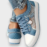 Ivy Lace-Detail Comfort Shoes