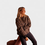 Tena Madinga Leopard Autumn Jacket