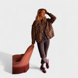 Tena Madinga Leopard Autumn Jacket