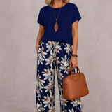 Rosie | Elegant two-piece floral set