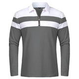 Oliver | Striped Zip-Neck Jumper