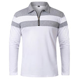 Oliver | Striped Zip-Neck Jumper