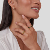 Mary - Emerald Green Multilayer Ring