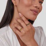 Mary - Emerald Green Multilayer Ring