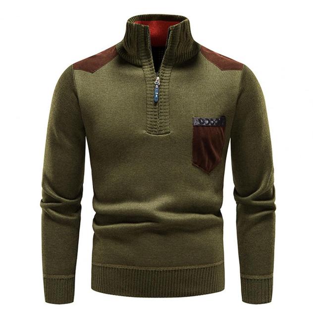 William | Traditional Zip-Neck Jumper