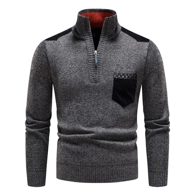 William | Traditional Zip-Neck Jumper