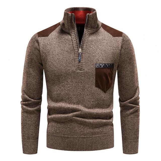 William | Traditional Zip-Neck Jumper