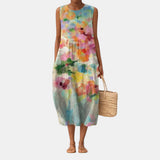 Lillian Elegant Multicolour Midi Dress