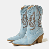 Martha - Denim ankle boots
