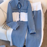 Holbrook Cropped Jacket & Wide-Leg Trouser Set
