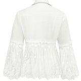 Sunnelace White Lace Panel Jacket