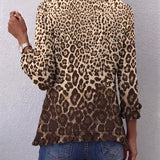 Navara Leopard Ruffle Jacket