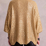 Katarina | Oversized cardigan with gold buttons