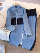 Holbrook Cropped Jacket & Wide-Leg Trouser Set