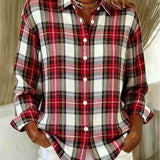 Janet | Vintage Check Button-Up Shirt