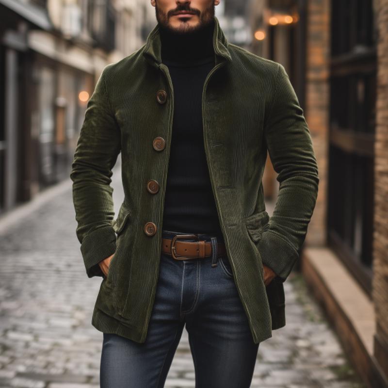 Christopher | Corduroy-Look Coat