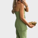 Milica - Women's top and trousers set