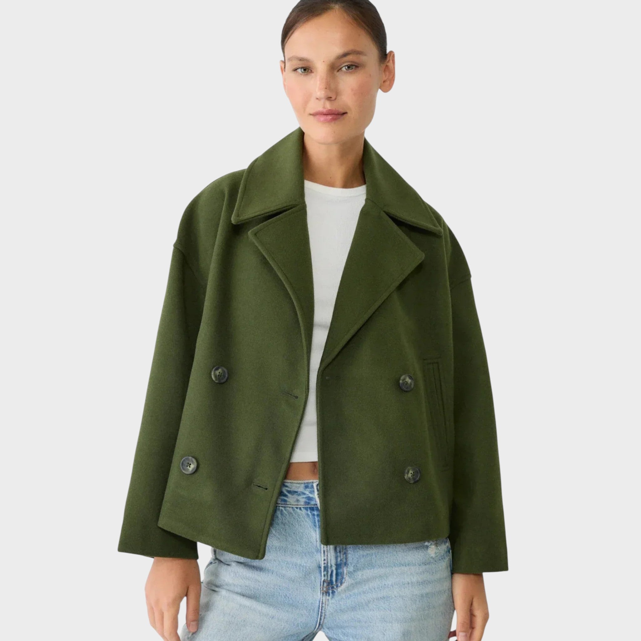 Blanche Short Double-Breasted Jacket