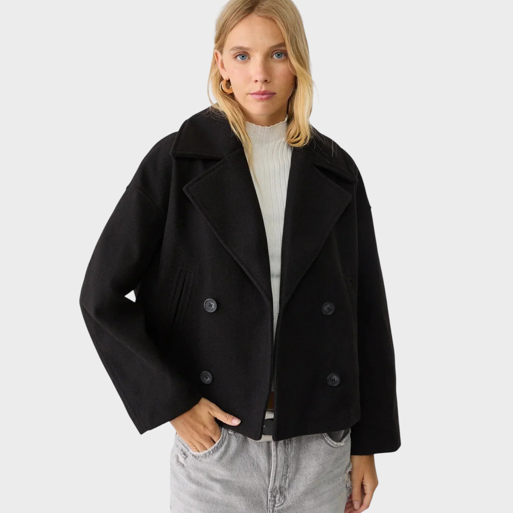 Blanche Short Double-Breasted Jacket