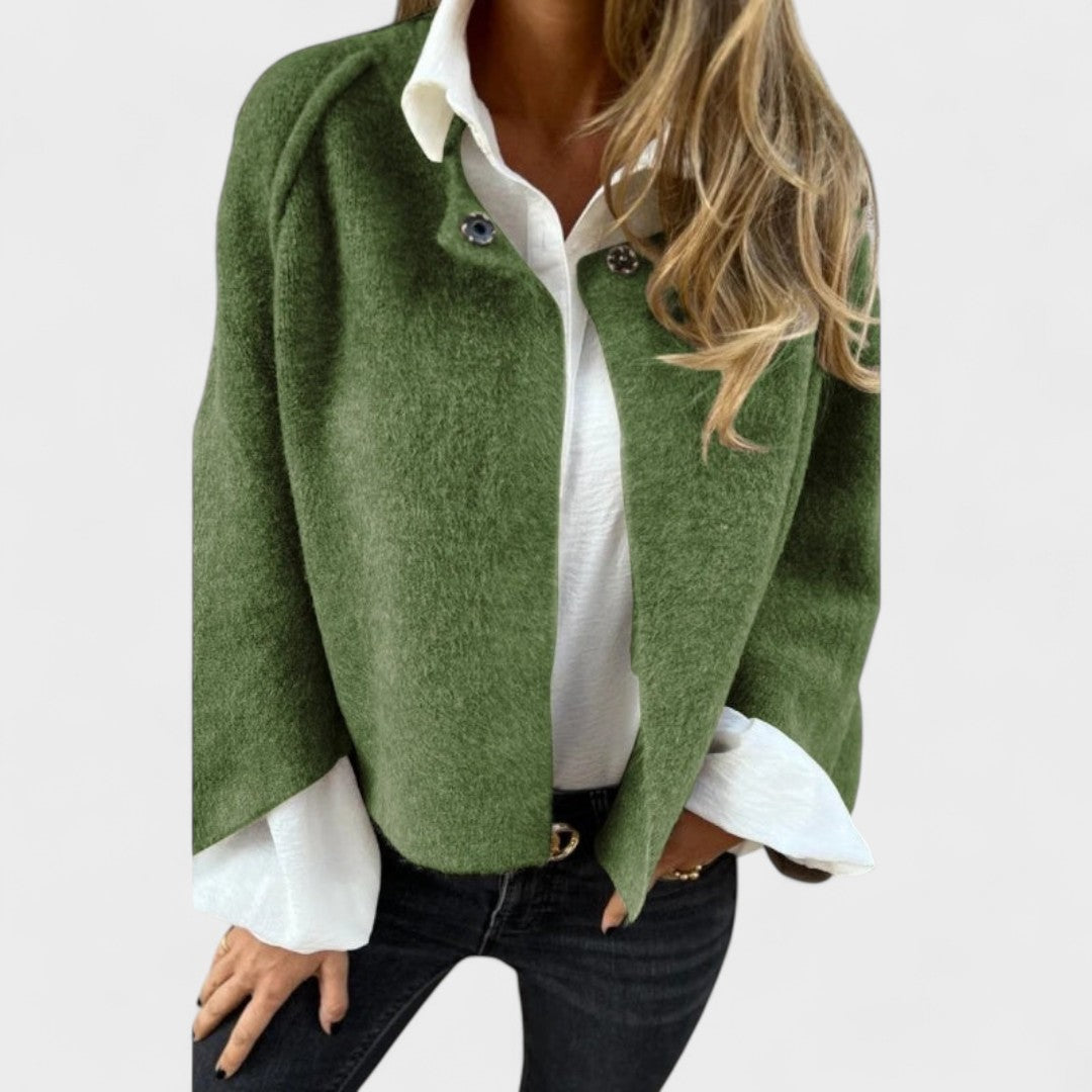 Lucia Short Jacket with Elegant Sleeves