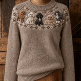 Ivanka™ | Puppy Motif Sweater