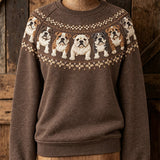 Darija™ | Dog-pattern sweater