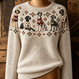 Branka™ | Dog pattern sweater