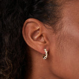 Vale - Hoop earrings with a pearl