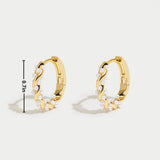 Vale - Hoop earrings with a pearl